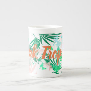 Positive Palm Tree Blätter Tee Kaffee Tasse Cup
