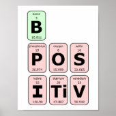 Positive Periodic Table Poster (Vorne)