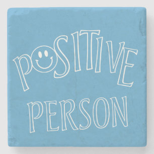 Positive Person Steinuntersetzer