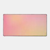Positive Pink Peach Gradient Ästhetik Schreibtischunterlage (Vorderseite)