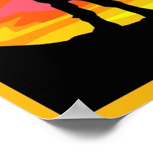 Positive Plakate bleibe (Ecke)