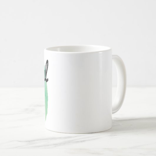 positive positive Visionen für harte Arbeiter Kaffeetasse (VorderseiteRechts)