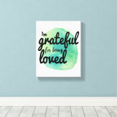 positive positive Visionen für harte Arbeiter Leinwanddruck (Insitu (Holzboden))