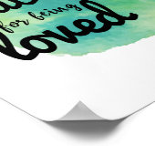 positive positive Visionen für harte Arbeiter Poster (Ecke)