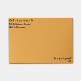 Positive Post-it-Notizen Post-it Klebezettel