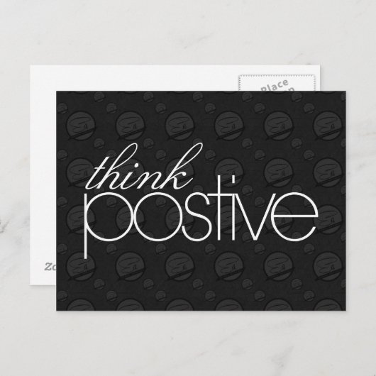 Positive Postkarte (Vorne/Hinten)