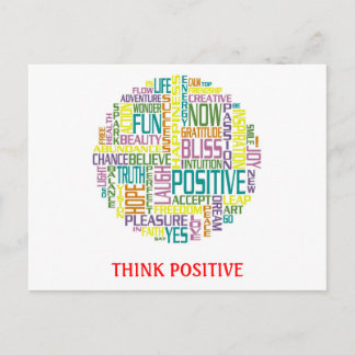 Positive Postkarte