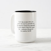 Positive Power-Tasse Zweifarbige Tasse (Vorderseite Links)