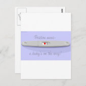 POSITIVE PRÜFUNG POSTKARTE (Vorne/Hinten)