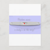 POSITIVE PRÜFUNG POSTKARTE (Vorderseite)