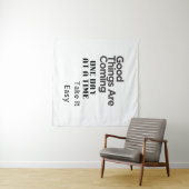 positive quote art wandteppich (Beispiel (Horizontal))