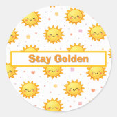 Positive Quote Sticker | Bright Colorful Design (Vorderseite)