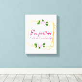 positive Redewendungen für die Liebe Leinwanddruck (Insitu (Holzboden))