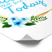 positive Redewendungen für die Selbstversorgung Poster (Ecke)