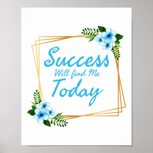 positive Redewendungen für die Selbstversorgung Poster (Vorne)