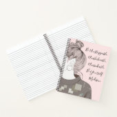 Positive Redewendungen Inspirierte Girly Modern Pe Notizblock (Innenseite)