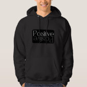 Positive Reflexion Modernes Design Hoodie (Vorderseite)
