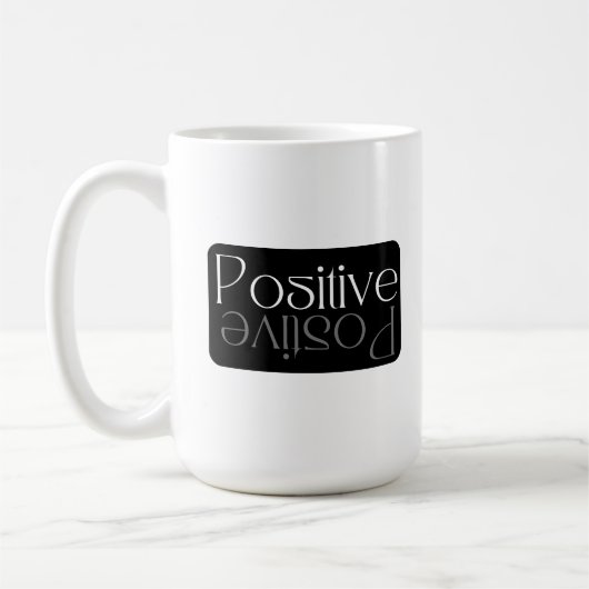 Positive Reflexion Modernes Design Kaffeetasse (Links)