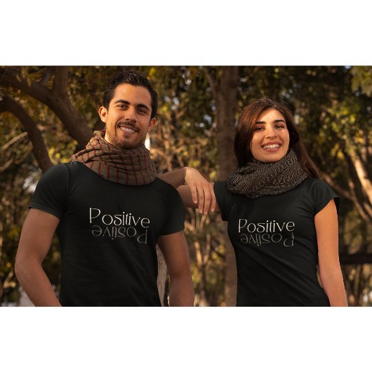 Positive Reflexion Modernes Design T-Shirt