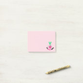 Positive Rübenpuppe - nicht bekömmlich Post-it Klebezettel (Auf Schreibtisch)