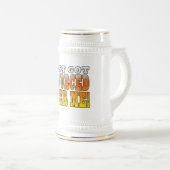 Positive Scheidungs-Geschenk-Ideen: Geschiedenes Bierglas (VorderseiteRechts)