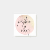 Positive Schwingungens-Post-Itanmerkungen Post-it Klebezettel (Vorderseite)