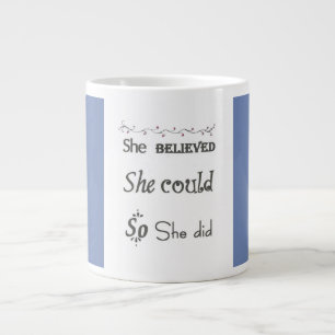 Positive selbstbejahende Tasse Frauen Mädchen