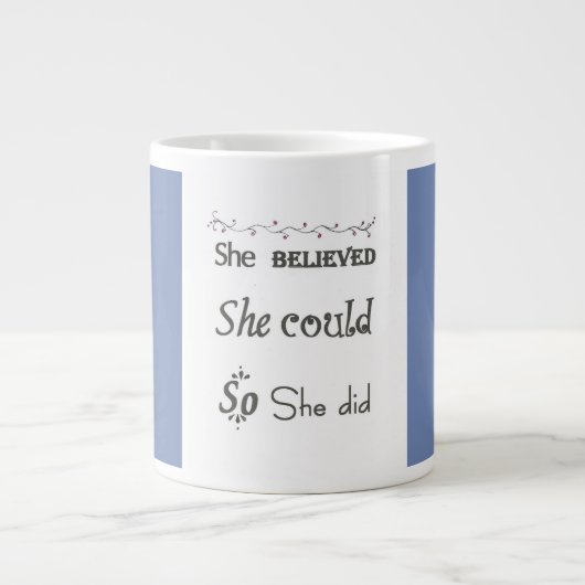Positive selbstbejahende Tasse Frauen Mädchen (Vorderseite)