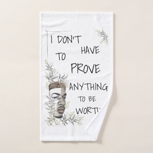 Positive Selbstwertbejahung Handtuch (Handtuch)