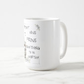 Positive Selbstwertbejahung Kaffeetasse (VorderseiteRechts)