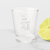 Positive Selbstwertbejahung Schnapsglas (Rückseite)
