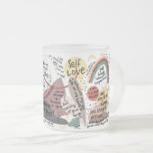 Positive Self Love Affirmations Graphics Mattglastasse (VorderseiteRechts)