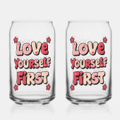 Positive Self Love "Love Yourself First" Dosenglas (Rückseite)