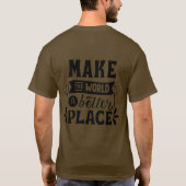 Positive shirt, motivational message T-Shirt (Rückseite)
