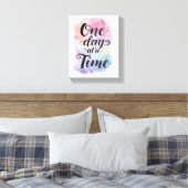 Positive Sobriety and Recovery Saying Leinwanddruck (Insitu (Schlafzimmer))