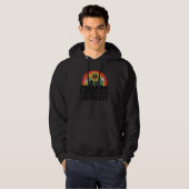 Positive Sonnenblume Regenbogen Peace Butterfly Wä Hoodie (Vorne ganz)