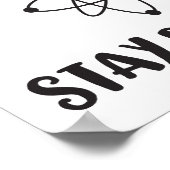 Positive, sonnige wissenschaftliche Positivität bl Poster (Ecke)