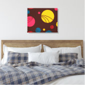 Positive, spielerische, fröhliche, moderne, coole  leinwanddruck (Insitu (Schlafzimmer))