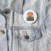 Positive Sun Peace Hippie Wählen Sie Kindness Eart Button (Beispiel)