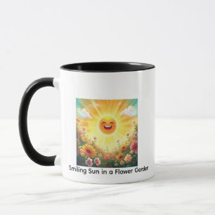 Positive Sunshine Kunst – Helle glückliche Sonne u Tasse