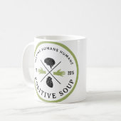 Positive Suppenlogo-Tasse Kaffeetasse (Vorderseite Links)