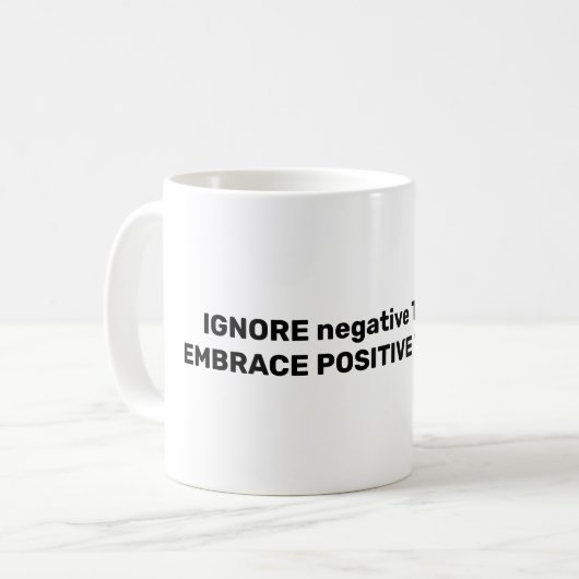 Positive Tasse (Vorderseite Links)