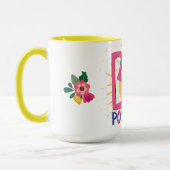Positive Tasse mit Blume (Links)