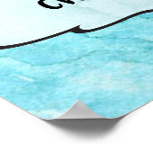 Positive Veränderung Motivation Affirmation Zitat Poster (Ecke)