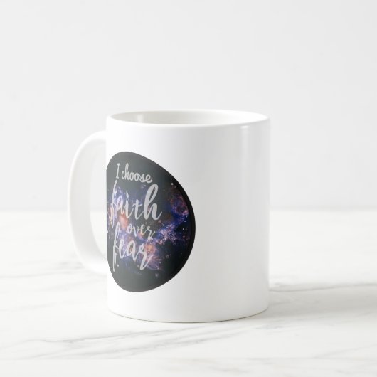 Positive vibe Anführungszeichen für die Liebe Kaffeetasse (Vorderseite Links)