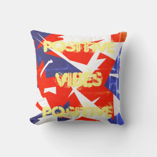 Positive Vibes Abstrakt Art Cushion Pillow Kissen