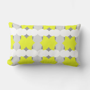 Positive Vibes Abstrakt Art Yellow Cushion Kissen