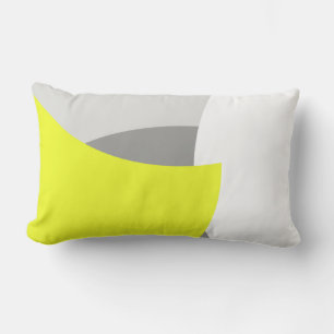 Positive Vibes Abstrakt Art Yellow Cushion Kissen