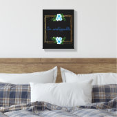 positive Vibes Bestätigung für den Erfolg Leinwanddruck (Insitu (Schlafzimmer))
