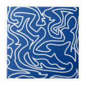 Positive Vibes Bold Abstrakt Fliese (Vorderseite)